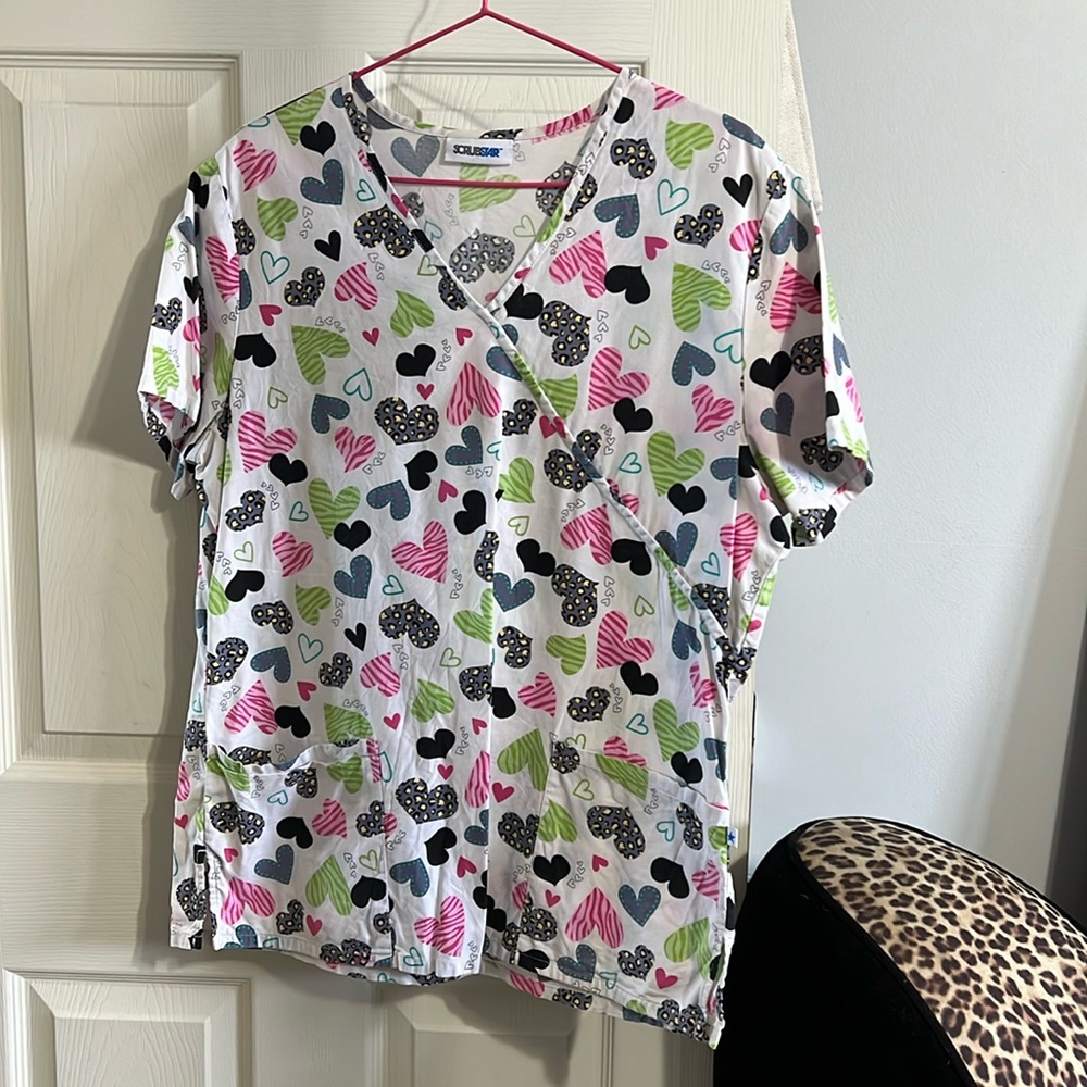 Scrubstar scrub top (M)